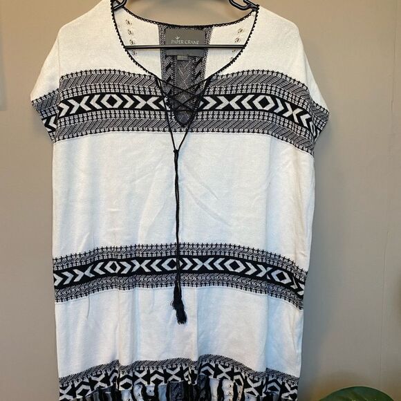 Paper Crane Medium Poncho type over shirt - Picture 1 of 5